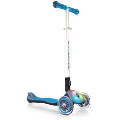 Globber Elite With Front Lights - Sky Blue - iso