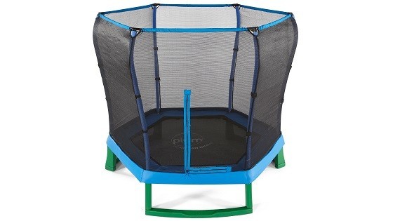 Green Blue Junior Jumper Trampoline Plum Play